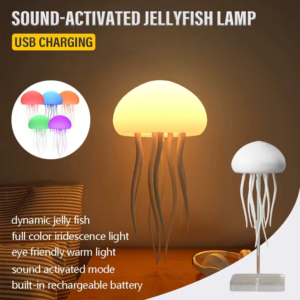 FastFiller® Dancing Jellyfish Lamp – Hypnotic LED Light for Relaxation & Modern Decor